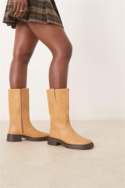 Ботинки Colby с затяжкой на коленях, цвет «верблюжий» артикул 147084090