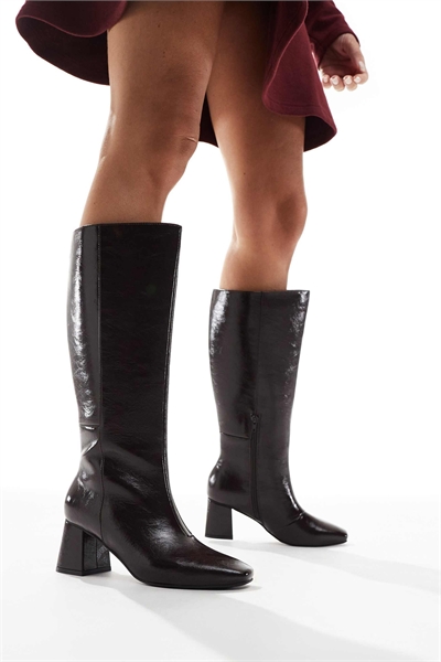 Ботинки до колен с блочным каблуком от Nova артикул 147693415