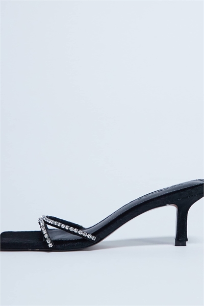 Туфли-муле Astrid с диамантовым каблуком артикул 148296859