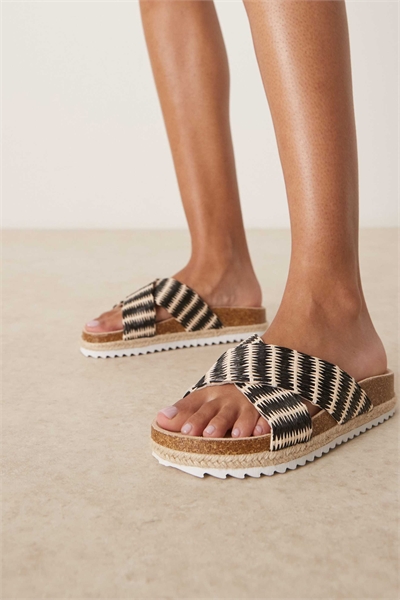 Сандалии-муле с перекрещивающимися ремешками от Jessica артикул 141417325