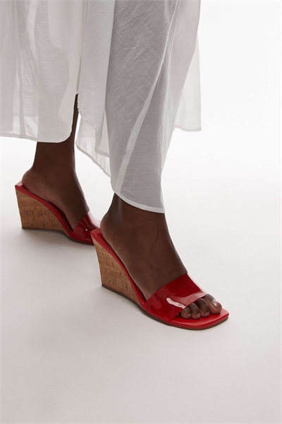 Муле с высоким каблуком-танкеткой от Farah артикул 141616083