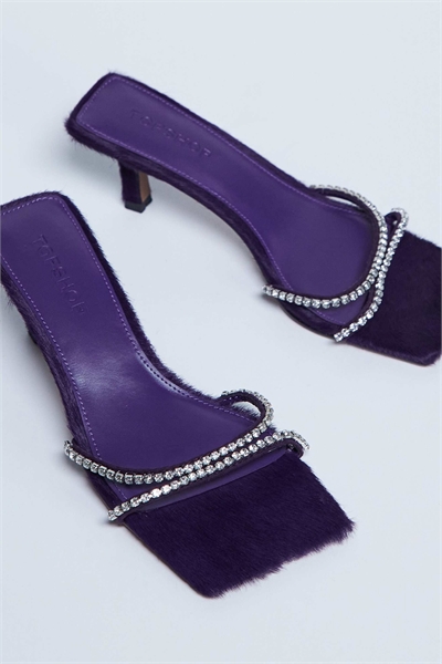 Туфли-муле Astrid с диамантовым каблуком артикул 148296972