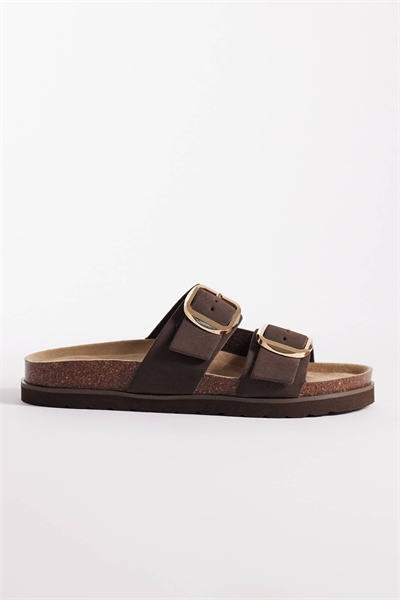 Сандалии с двойной пряжкой артикул 154264876