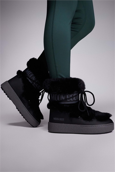 Водонепроницаемые ботинки Moonboot Ltrack из искусственного меха артикул 152462501