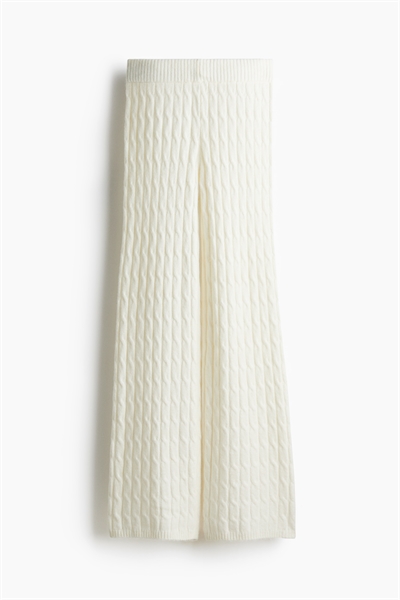 Трикотажные брюки с узором артикул 1117665011