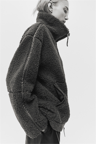 Свободный плюшевый жакет артикул 1226826008