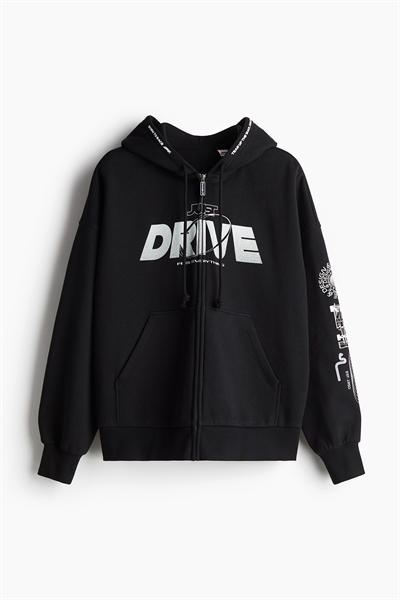 Зип худи оверсайз с принтом Formula 1 артикул 1227730026