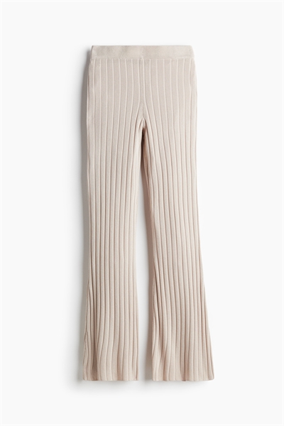 Брюки из трикотажа в рубчик артикул 1233857002