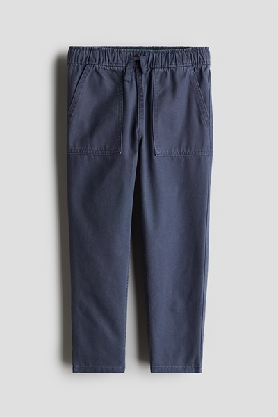 Джоггеры из хлопкового холста артикул 1238166003