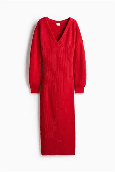 Платье из трикотажа в рубчик артикул 1246582002