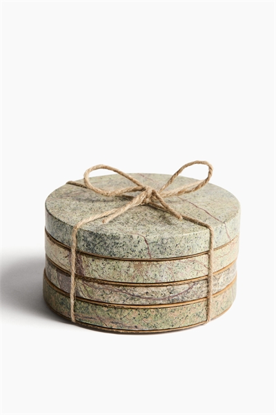 Подставки из мрамора в упаковке по 4 штуки артикул 1249279005