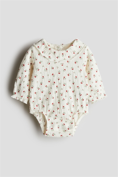 Боди с воротником из мятого трикотажа артикул 1251819004