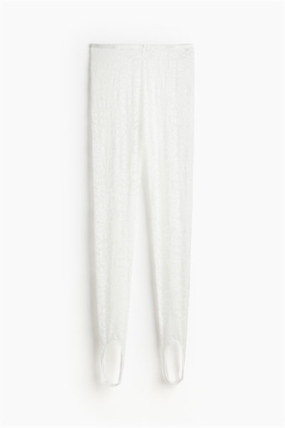 Кружевные леггинсы со стременами артикул 1260000001