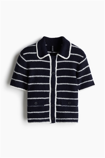 Кардиган с короткими рукавами артикул 1262823007