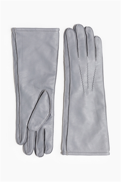 Длинные кожаные перчатки артикул 1305780007