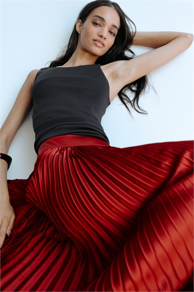 Плиссированная юбка артикул 1316127002