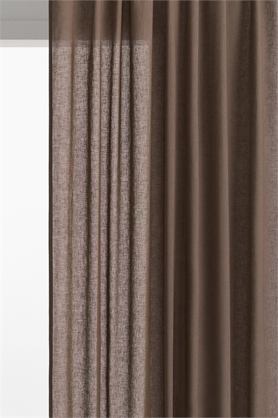 Шторы из льняного бленда длиной 2 шт. артикул 1317877012