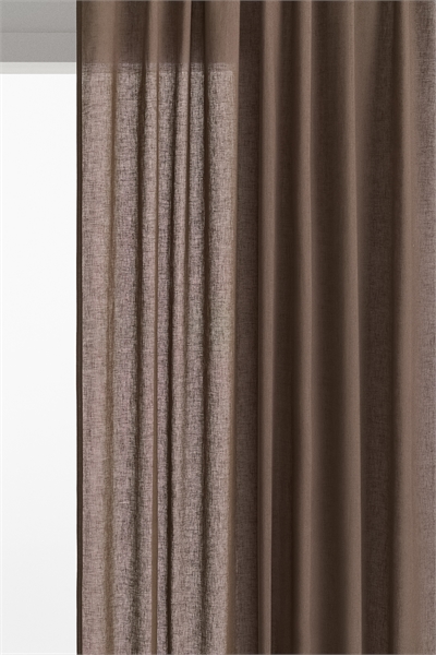 Длинные шторы из льняного бленда в упаковке по 2 штуки артикул 1317879007