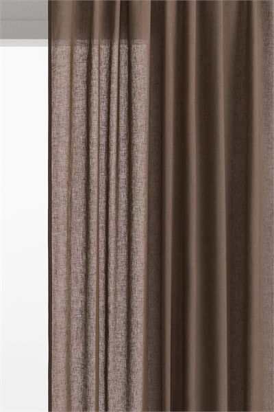 Длинные и широкие шторы из льняного бленда в упаковке по 1 шт. артикул 1317881007