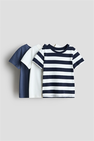 Хлопковые футболки, 3 штуки артикул 1318275004