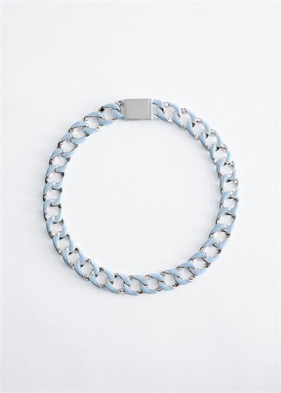 Массивное колье с цепочкой артикул 1327102002