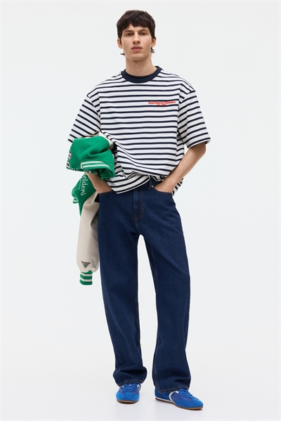 Хлопковая футболка свободного кроя артикул 1332275001