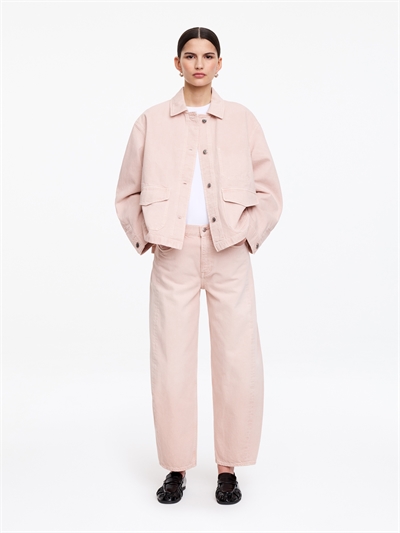 Джинсовая рубашка прямого кроя артикул 1332632003