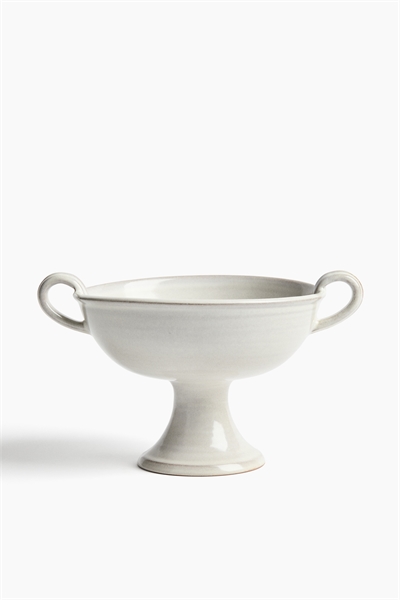 Служебная миска с ножкой и реактивной глазурью артикул 1339413001