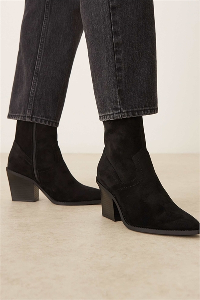 Западные сапоги на каблуке Remedy артикул 147084083