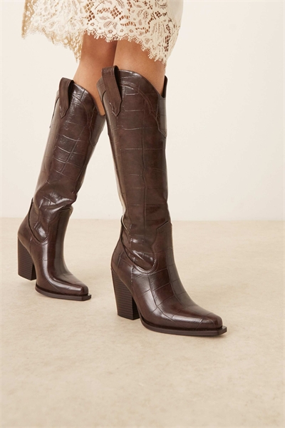 Западные ботинки до колен Claudette артикул 153403240