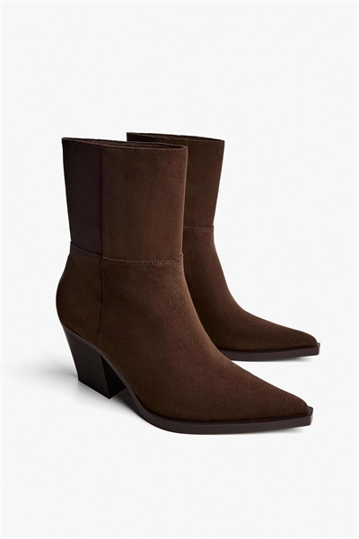 Ботильоны-ковбойки на каблуке артикул 150411057