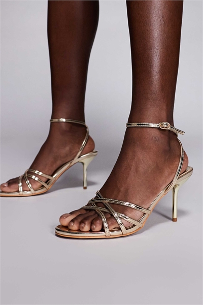 Сандалии на каблуке с ремешками «Bethany» артикул 152193275