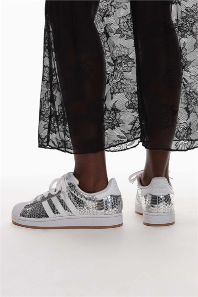 Кроссовки Superstar II с принтом под кожу крокодила артикул 149729619