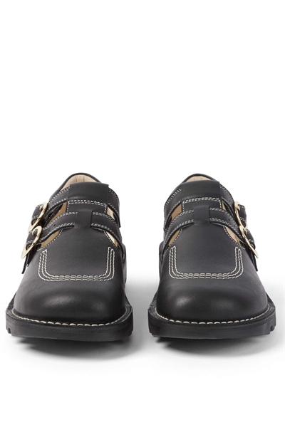 Универсальные ботинки высокого голенища с перемычкой в стиле «кик-хай» цвета «голди» артикул 152968194