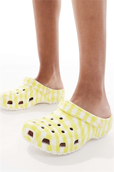 Классические сабо в клетку артикул 141306115