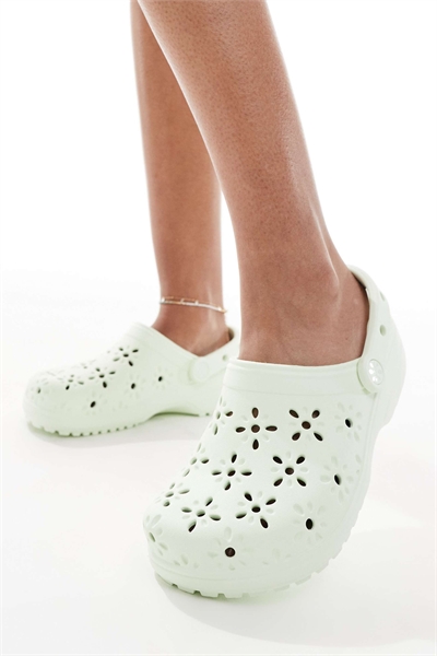 Классические сабо с цветочным вырезом артикул 141306120