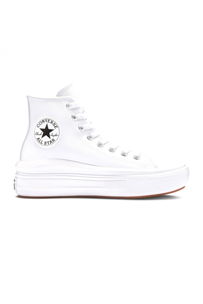 Кожаные кроссовки Chuck Taylor All Star Move Hi артикул 133835441