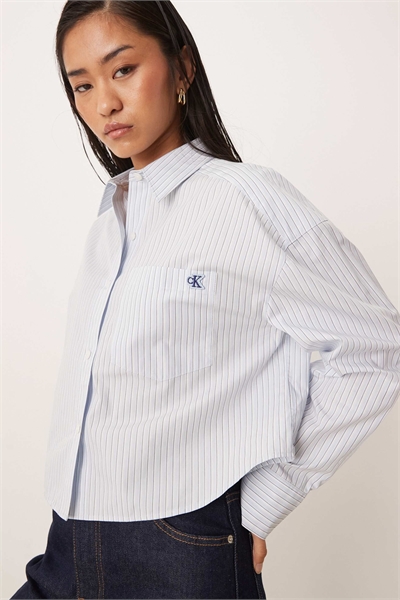 Рубашка из мягкого хлопкового поплина артикул 154173614