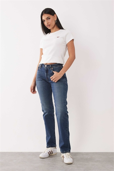 Джинсы 501 с прямыми брючинами и зауженным низом артикул 150044495