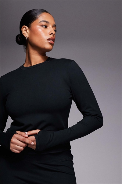 Детская футболка с длинным рукавом Curve Icon из мягкой ткани артикул 151859724