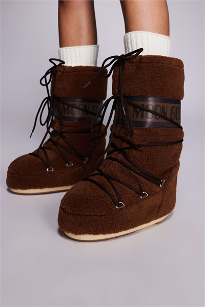Зимние сапоги Moonboot Icon Fleece артикул 150363407