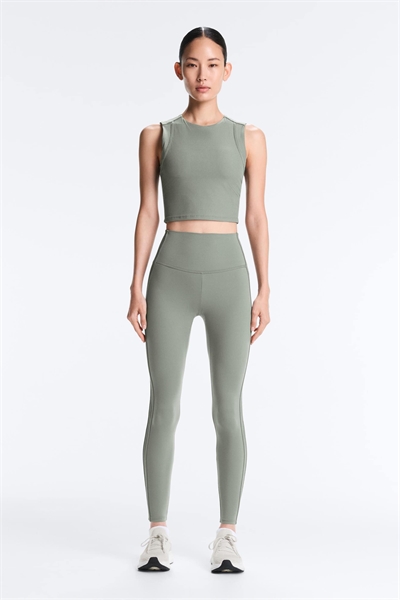 Леггинсы Comfortlux с высоким поясом и ребристой отделкой до щиколотки артикул 155796987