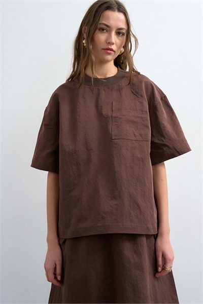 Футболка из структурированной ткани артикул 152832391