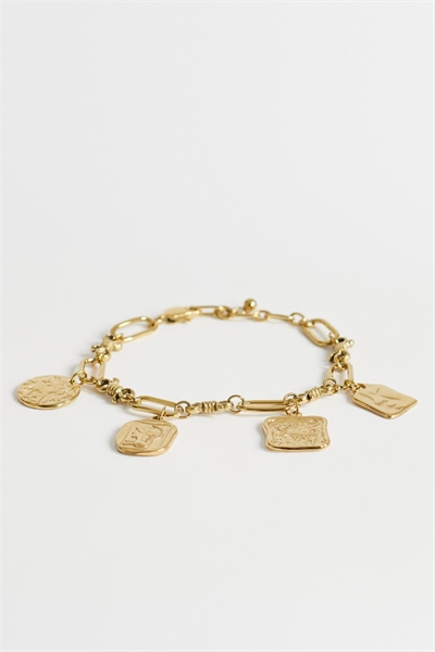 Браслет Casidy из нержавеющей стали с водонепроницаемой цепочкой и подвесками артикул 152703102