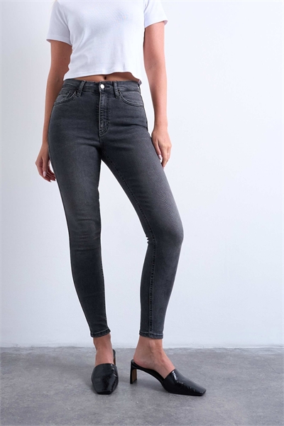 Джинсы-скинни с высокой талией Jamie артикул 116128370