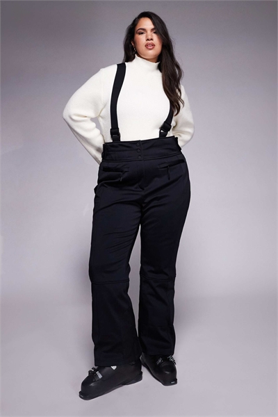 ASOS 4505 Curve — лыжные брюки из софтшелла с расклешенными штанинами и водоотталкивающей обработкой артикул 144206046