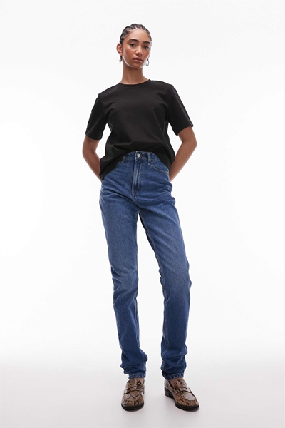 Джинсы с высокой талией для мам артикул 135463258