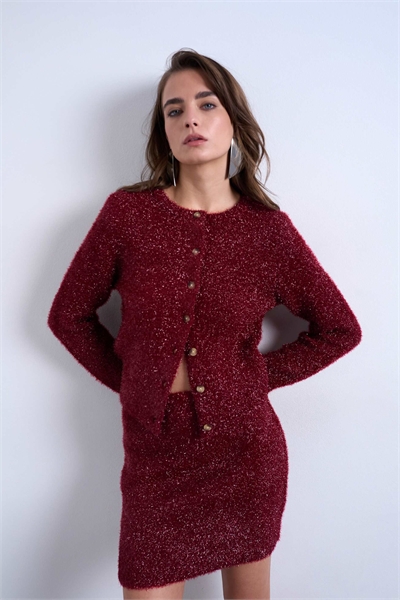 Кардиган из трикотажа с блестками артикул 144906970