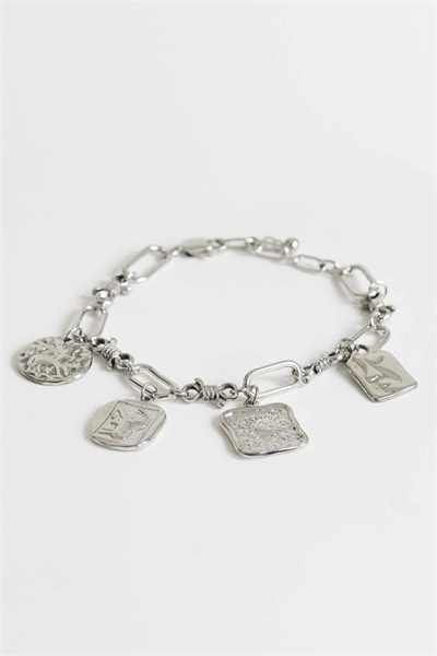 Браслет Casidy из нержавеющей стали с водонепроницаемой цепочкой и подвесками артикул 152703106