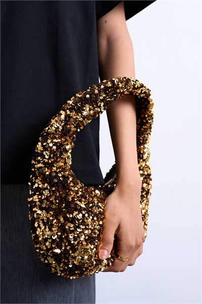 Сумка через плечо Santana с вырезами и пайетками артикул 148041267